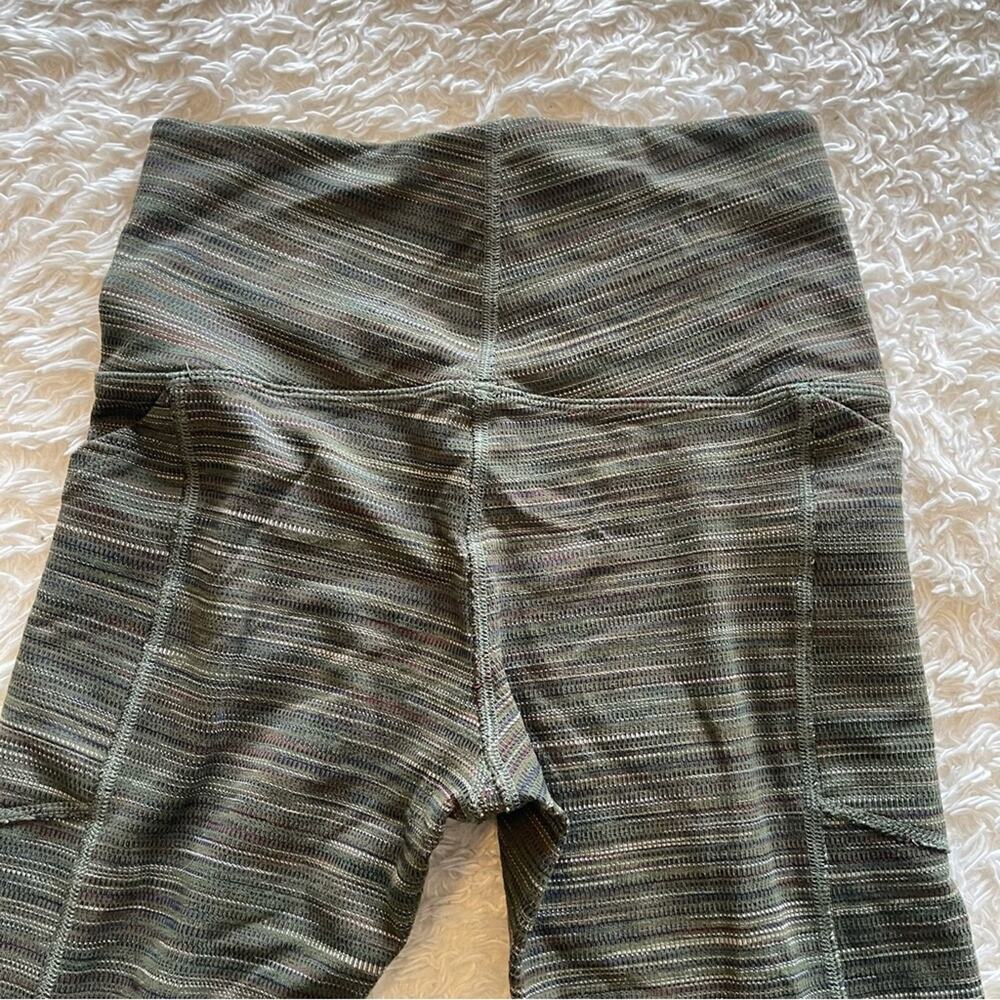Free People Movement Roll Out Space Dye High Rise Yoga Leggings Size XS GUC - Picture 9 of 10